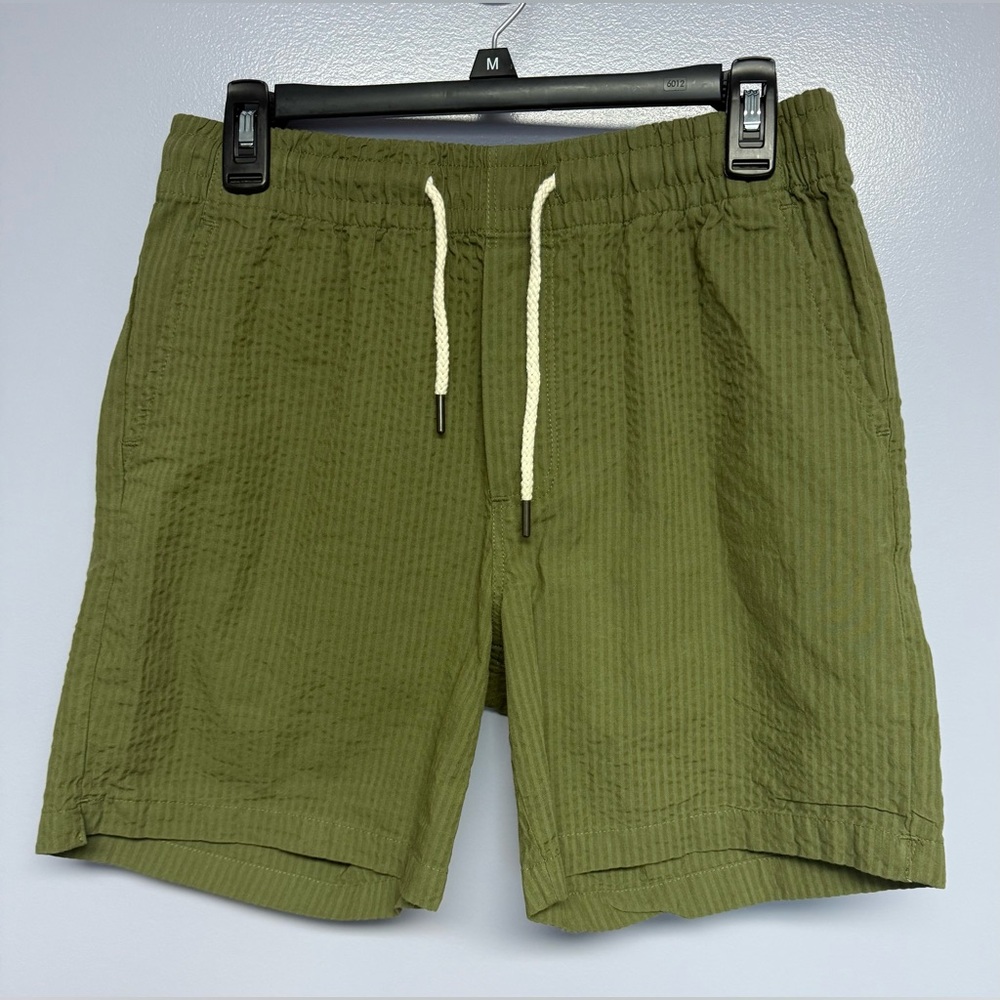 NWT Free planet mayfly Green cotton Drawstring Shorts, men’s size S